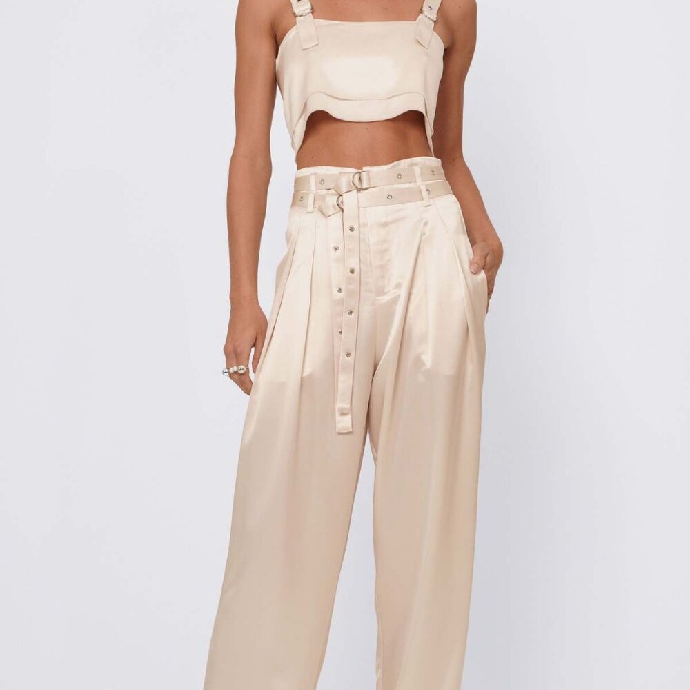 NONCHALANT LABEL Rhett Pant Champagne XS